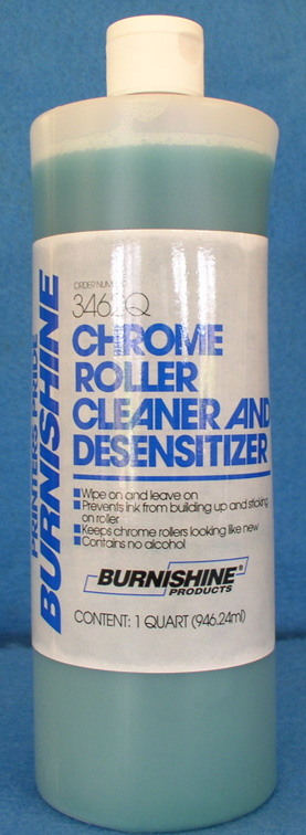 (image for) 3462Q Burnishine Chrome Cylinder Cleaner & Desensitizer 1/qt - Click Image to Close